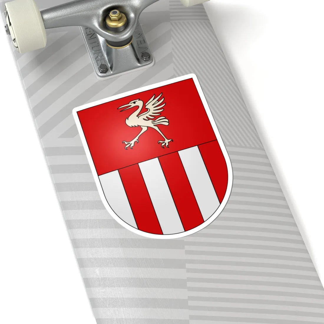 Morlon-coat of arms (Switzerland) (Coat of Arms) STICKER Vinyl Kiss-Cut Decal - The Sticker Space