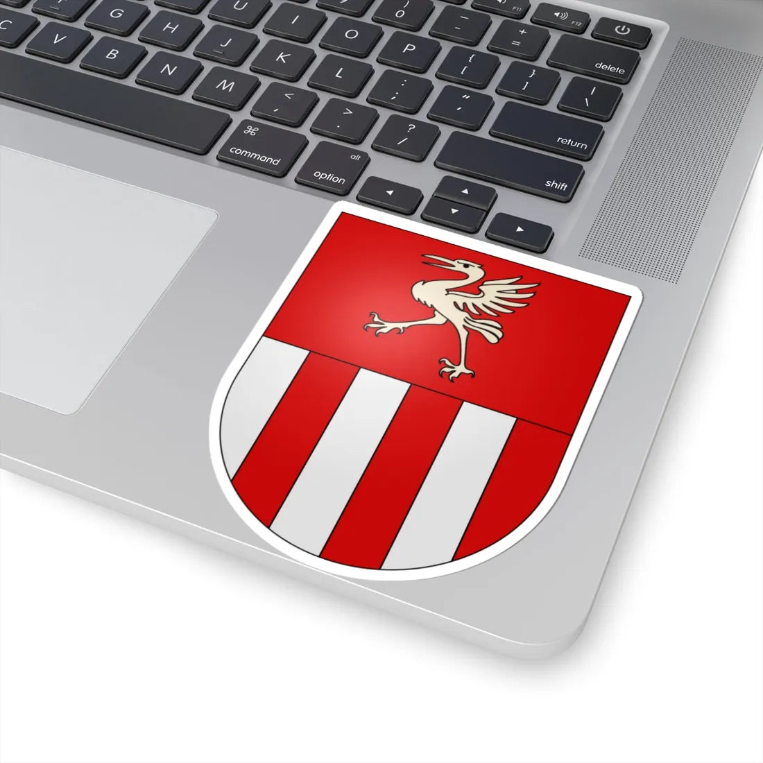 Morlon-coat of arms (Switzerland) (Coat of Arms) STICKER Vinyl Kiss-Cut Decal - The Sticker Space