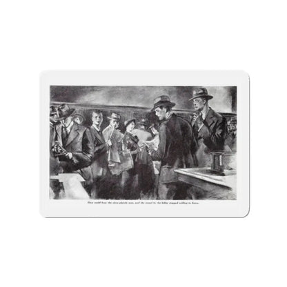 Morning Extra, The American Boy, September, 1933 (Magazine Illustration) Refrigerator Magnet - The Sticker Space