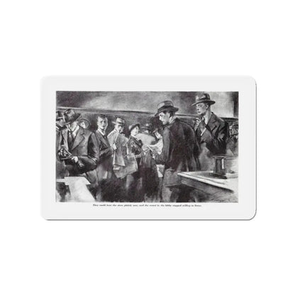 Morning Extra, The American Boy, September, 1933 (Magazine Illustration) Refrigerator Magnet - The Sticker Space