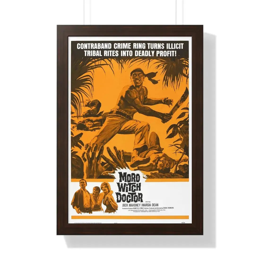 MORO WITCH DOCTOR 1964 - Framed Movie Poster - The Sticker Space