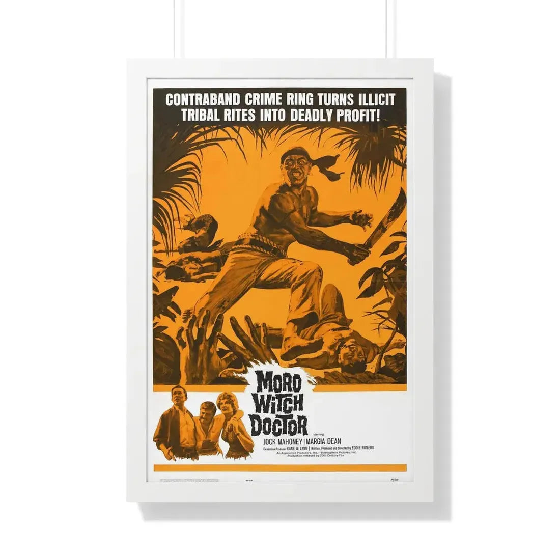 MORO WITCH DOCTOR 1964 - Framed Movie Poster - The Sticker Space
