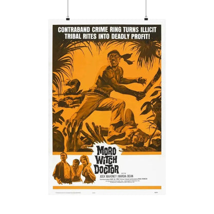 MORO WITCH DOCTOR 1964 - Paper Movie Poster 24″ x 36″ Matte - The Sticker Space