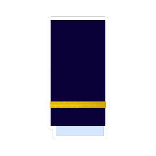 Morocco AirForce OF 1a Sleeve (Morocco) (Military Rank) STICKER Vinyl Kiss-Cut Decal 2 Inch White - The Sticker Space