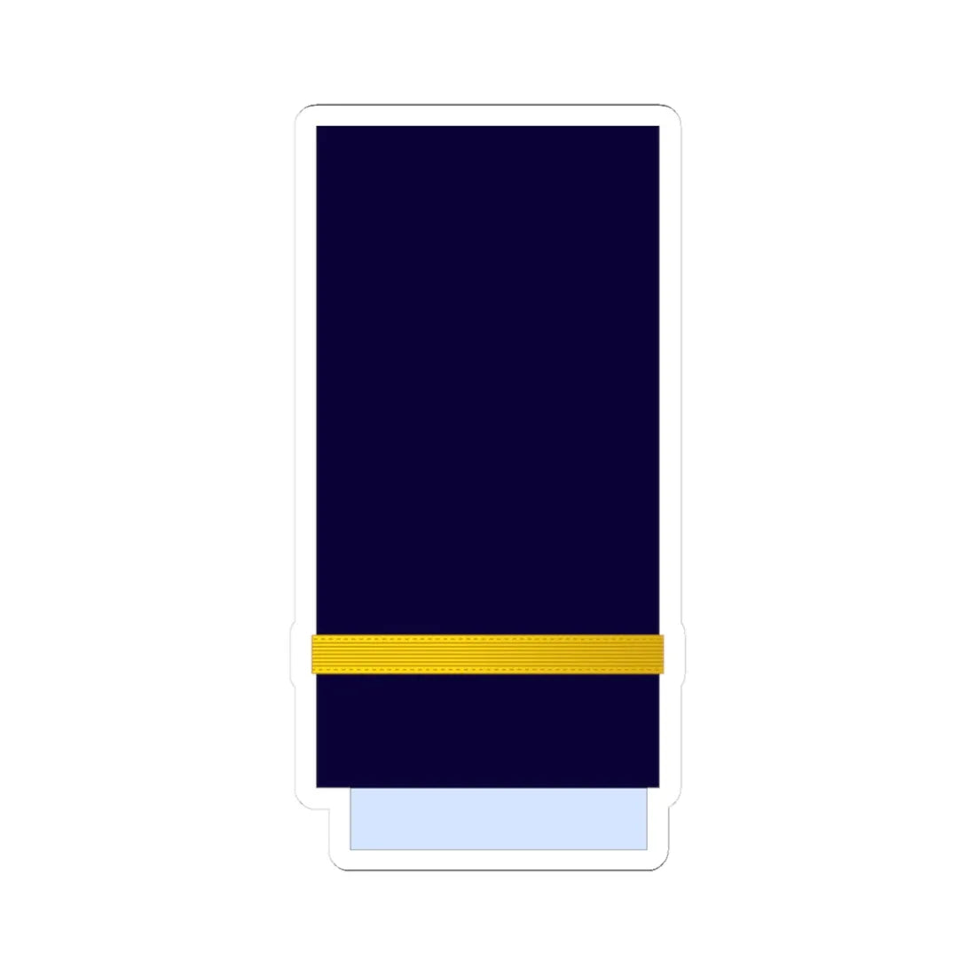 Morocco AirForce OF 1a Sleeve (Morocco) (Military Rank) STICKER Vinyl Kiss-Cut Decal 3 Inch White - The Sticker Space
