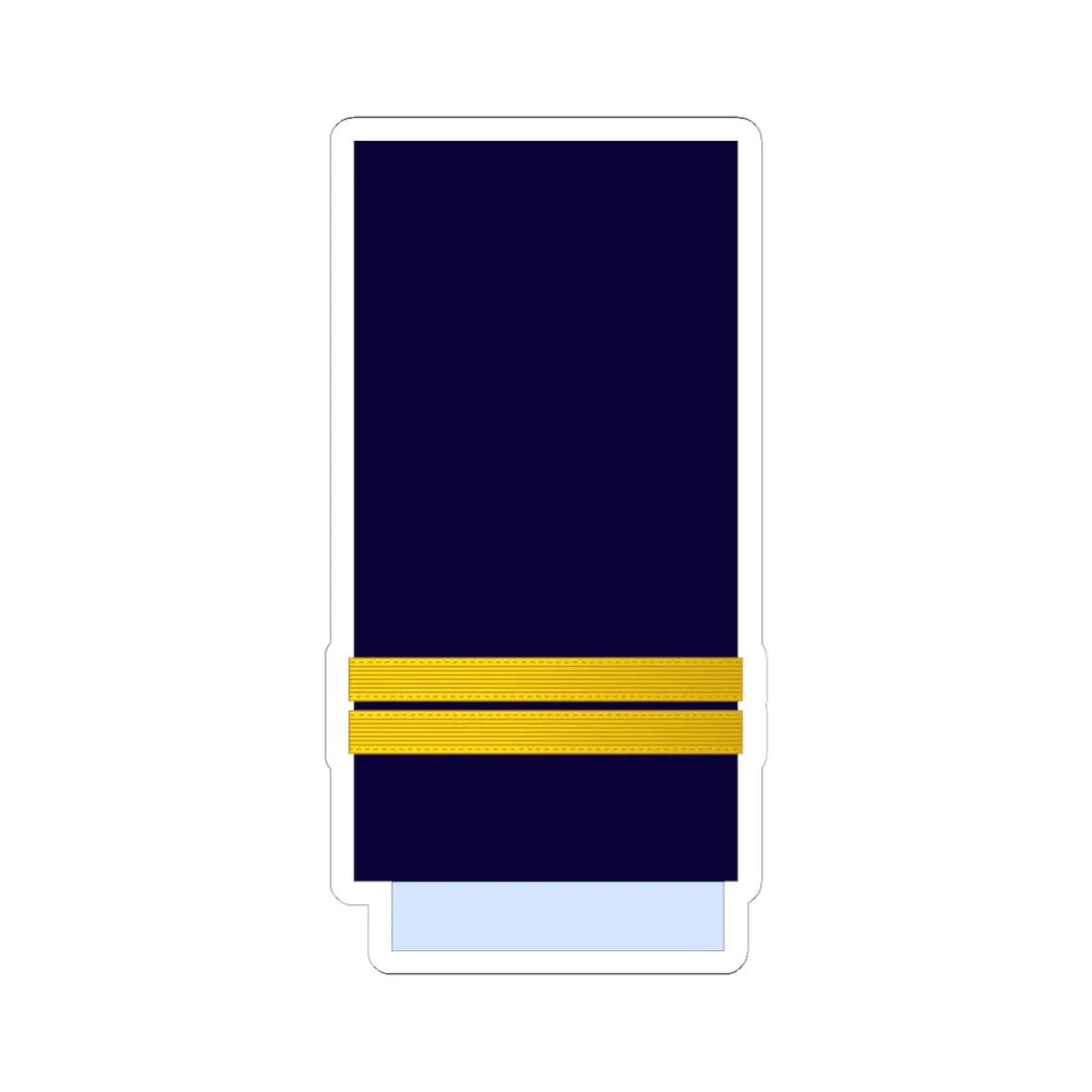 Morocco AirForce OF 1b Sleeve (Morocco) (Military Rank) STICKER Vinyl Kiss-Cut Decal 6 Inch White - The Sticker Space