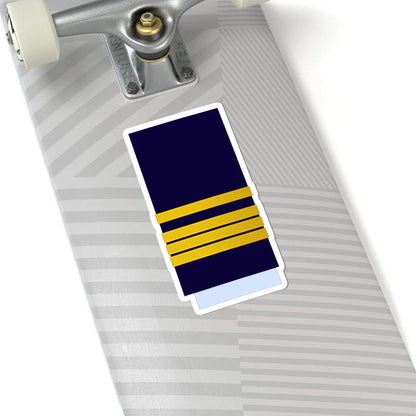 Morocco AirForce OF 3 Sleeve (Morocco) (Military Rank) STICKER Vinyl Kiss-Cut Decal - The Sticker Space