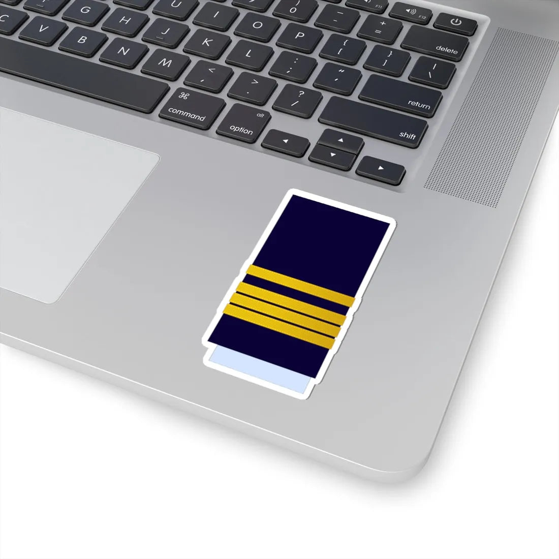 Morocco AirForce OF 3 Sleeve (Morocco) (Military Rank) STICKER Vinyl Kiss-Cut Decal - The Sticker Space
