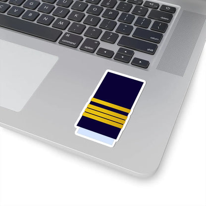 Morocco AirForce OF 3 Sleeve (Morocco) (Military Rank) STICKER Vinyl Kiss-Cut Decal - The Sticker Space