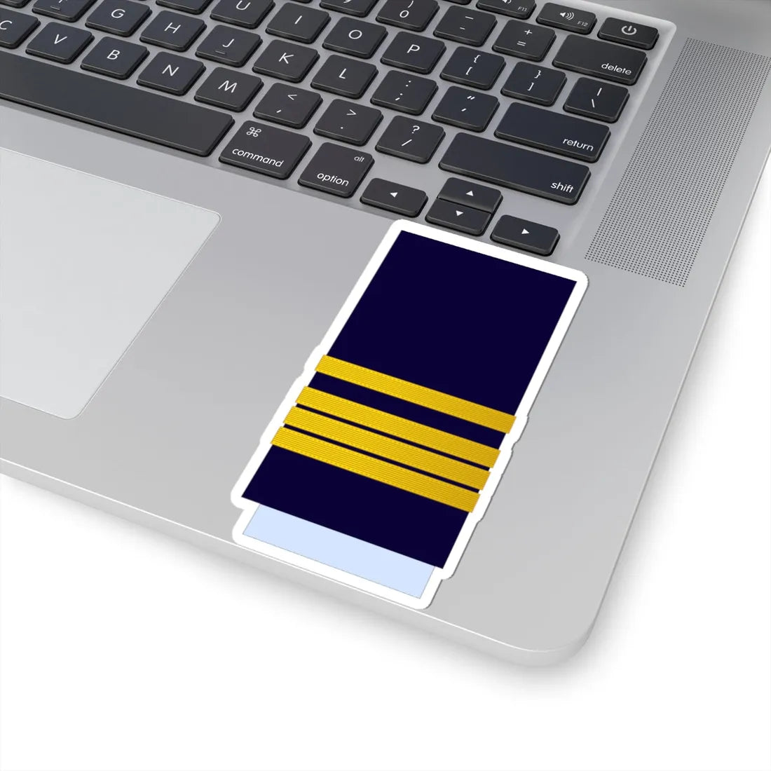 Morocco AirForce OF 3 Sleeve (Morocco) (Military Rank) STICKER Vinyl Kiss-Cut Decal - The Sticker Space