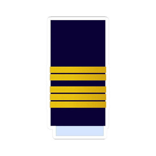 Morocco AirForce OF 5a Sleeve (Morocco) (Military Rank) STICKER Vinyl Kiss-Cut Decal 2 Inch White - The Sticker Space