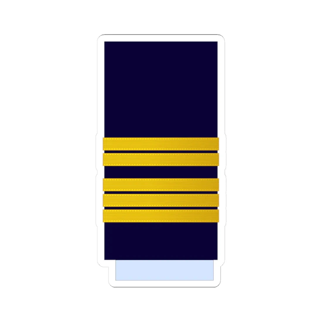 Morocco AirForce OF 5a Sleeve (Morocco) (Military Rank) STICKER Vinyl Kiss-Cut Decal 3 Inch White - The Sticker Space
