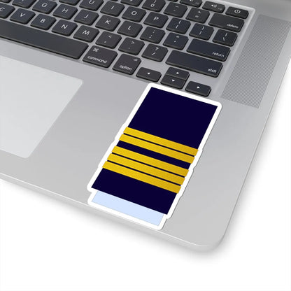 Morocco AirForce OF 5a Sleeve (Morocco) (Military Rank) STICKER Vinyl Kiss-Cut Decal - The Sticker Space