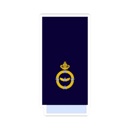 Morocco AirForce OF 9 Sleeve (Morocco) (Military Rank) STICKER Vinyl Kiss-Cut Decal 2 Inch White - The Sticker Space