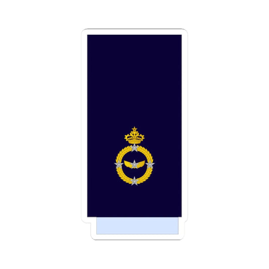 Morocco AirForce OF 9 Sleeve (Morocco) (Military Rank) STICKER Vinyl Kiss-Cut Decal 2 Inch White - The Sticker Space