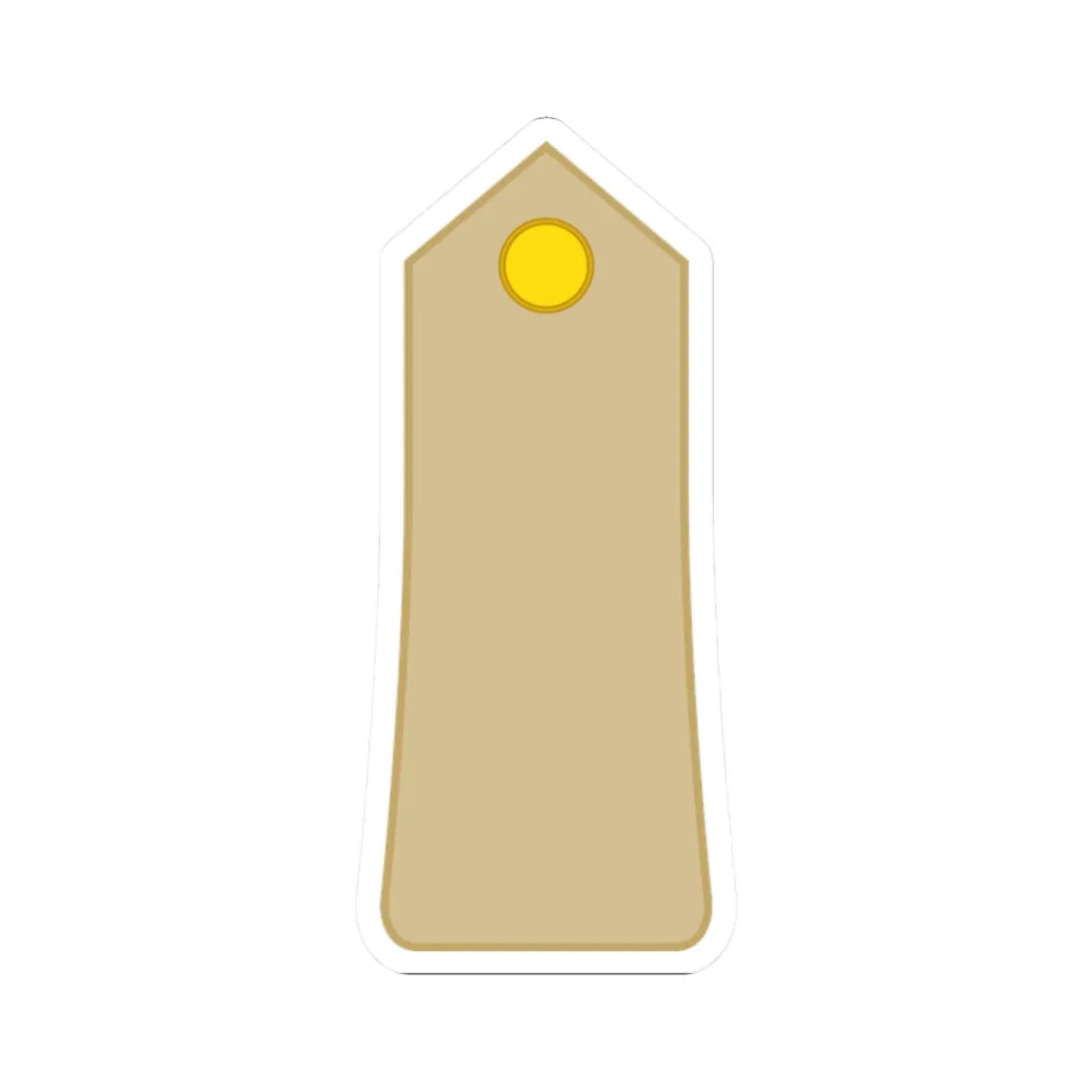 Morocco Army OR 1 (Morocco) (Military Rank) STICKER Vinyl Kiss-Cut Decal 2 Inch White - The Sticker Space