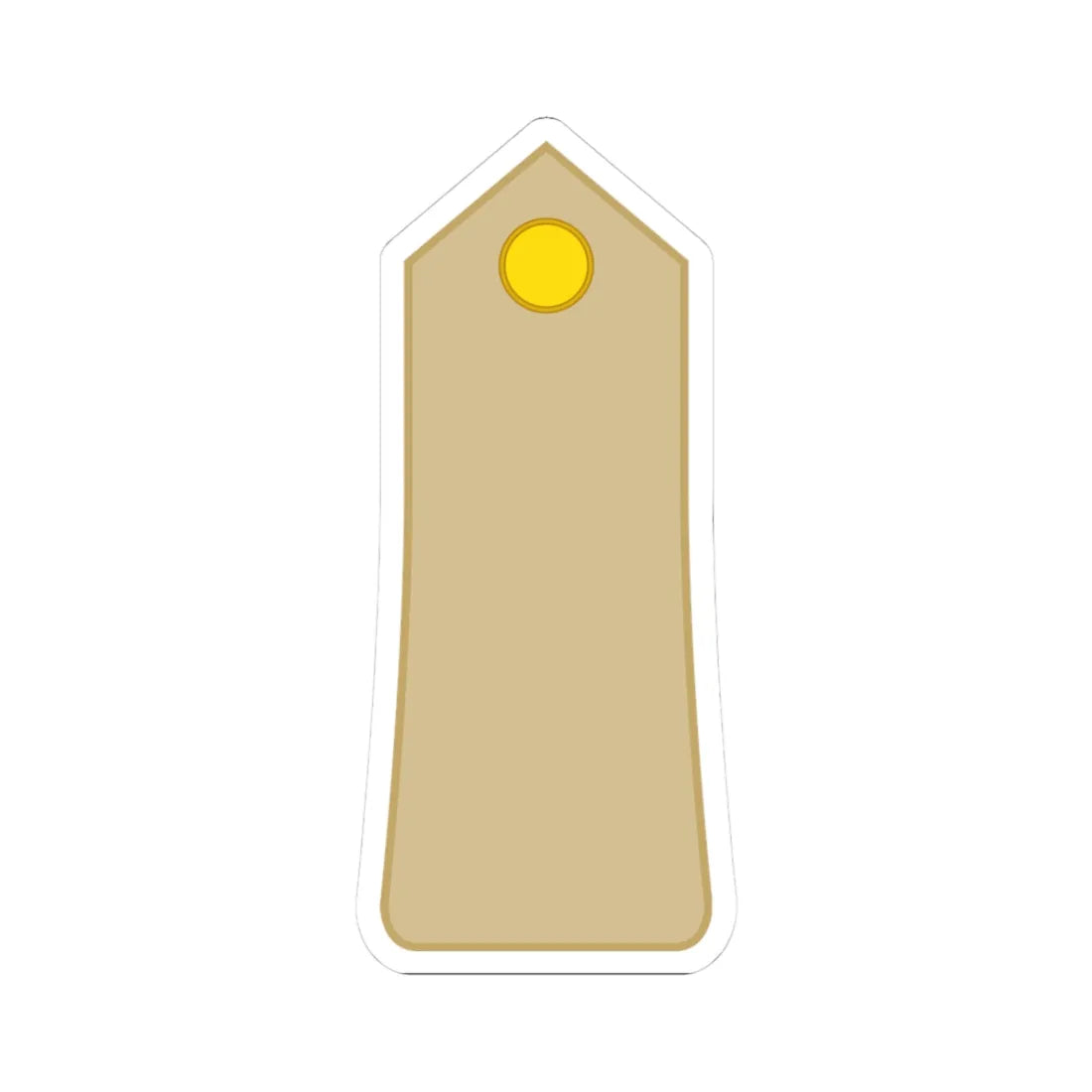 Morocco Army OR 1 (Morocco) (Military Rank) STICKER Vinyl Kiss-Cut Decal 3 Inch White - The Sticker Space