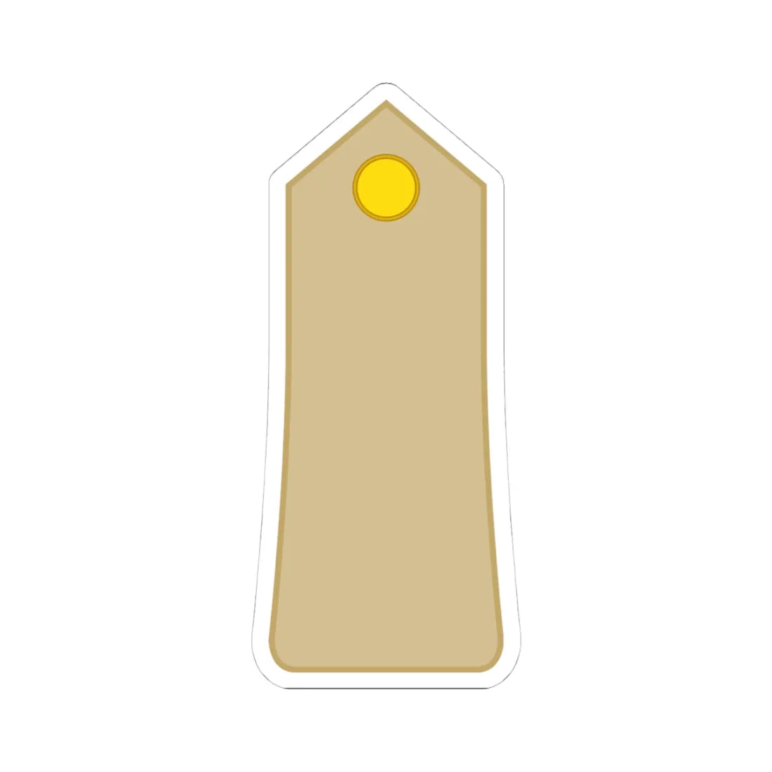 Morocco Army OR 1 (Morocco) (Military Rank) STICKER Vinyl Kiss-Cut Decal 4 Inch White - The Sticker Space