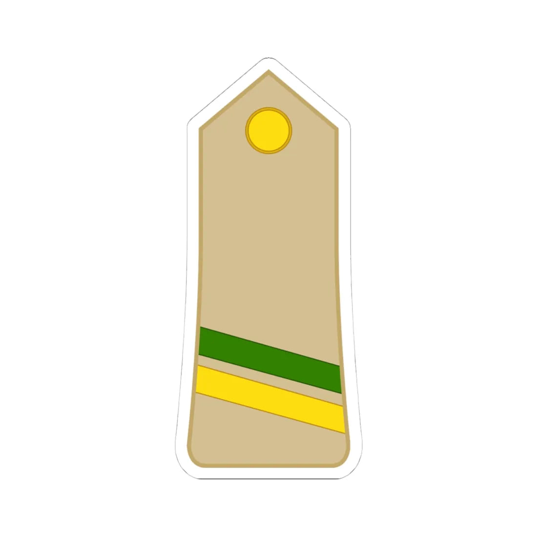 Morocco Army OR 4 (Morocco) (Military Rank) STICKER Vinyl Kiss-Cut Decal - The Sticker Space