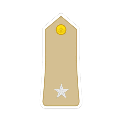 Morocco Army OR 8 (Morocco) (Military Rank) STICKER Vinyl Kiss-Cut Decal 3 Inch White - The Sticker Space