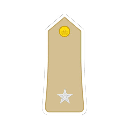 Morocco Army OR 8 (Morocco) (Military Rank) STICKER Vinyl Kiss-Cut Decal 6 Inch White - The Sticker Space