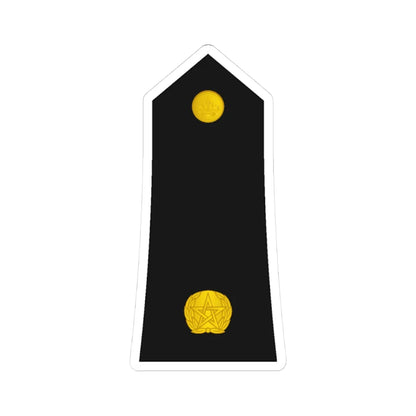 Morocco Gendarmerie OF 1a (Morocco) (Military Rank) STICKER Vinyl Kiss-Cut Decal 3 Inch White - The Sticker Space