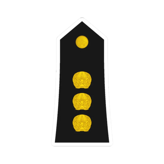 Morocco Gendarmerie OF 2 (Morocco) (Military Rank) STICKER Vinyl Kiss-Cut Decal 2 Inch White - The Sticker Space