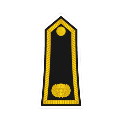 Morocco Gendarmerie OF 3 (Morocco) (Military Rank) STICKER Vinyl Kiss-Cut Decal 2 Inch White - The Sticker Space