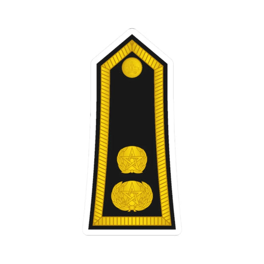 Morocco Gendarmerie OF 4 (Morocco) (Military Rank) STICKER Vinyl Kiss-Cut Decal 2 Inch White - The Sticker Space