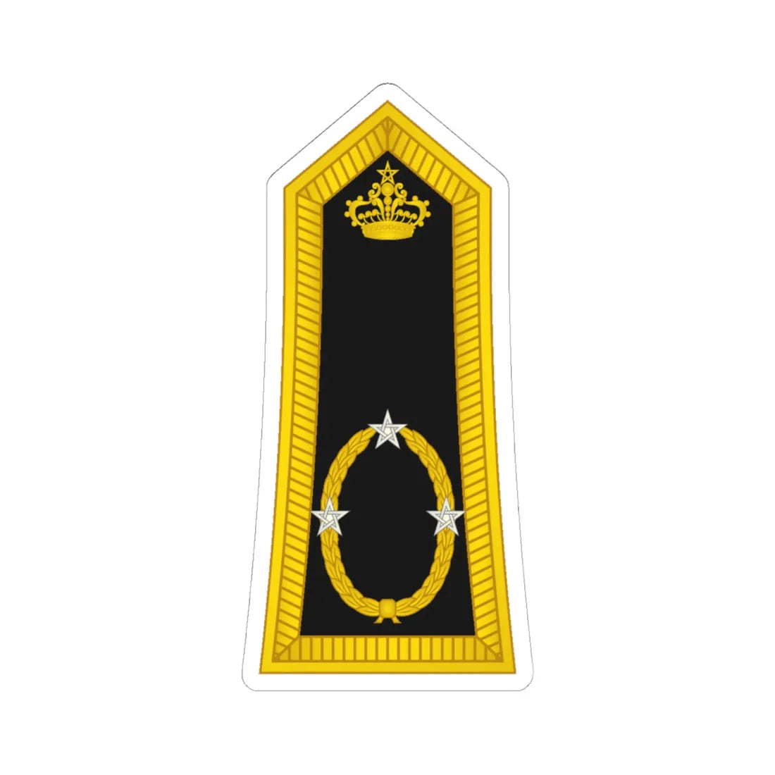 Morocco Gendarmerie OF 7 (Morocco) (Military Rank) STICKER Vinyl Kiss-Cut Decal - The Sticker Space