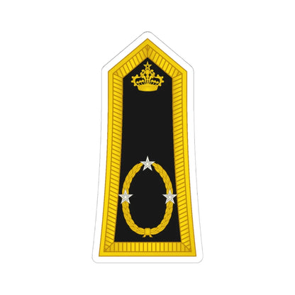Morocco Gendarmerie OF 7 (Morocco) (Military Rank) STICKER Vinyl Kiss-Cut Decal - The Sticker Space