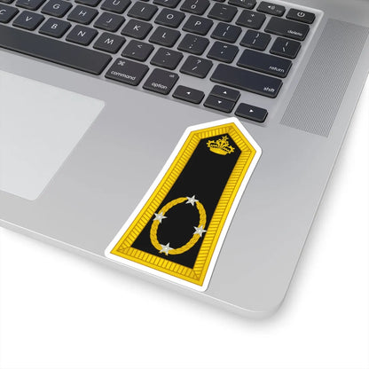 Morocco Gendarmerie OF 8 (Morocco) (Military Rank) STICKER Vinyl Kiss-Cut Decal - The Sticker Space
