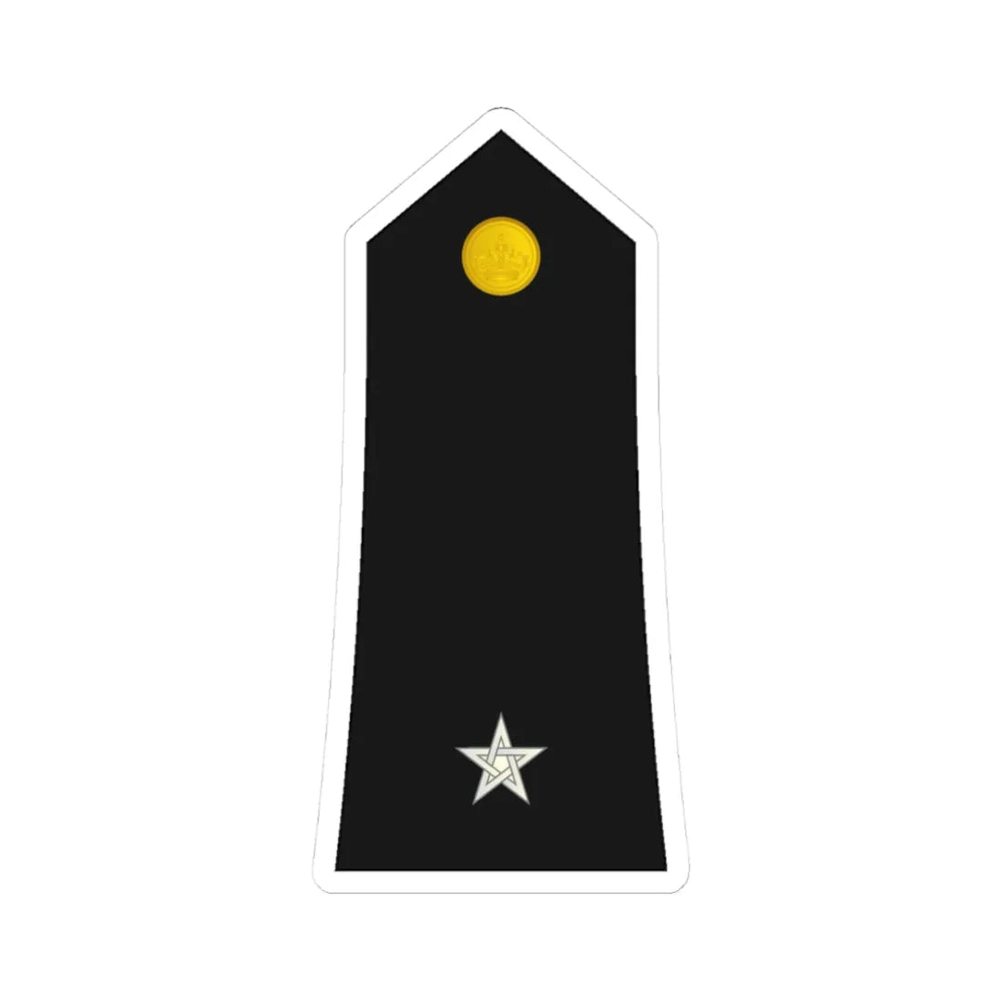 Morocco Gendarmerie OR 8 (Morocco) (Military Rank) STICKER Vinyl Kiss-Cut Decal 3 Inch White - The Sticker Space