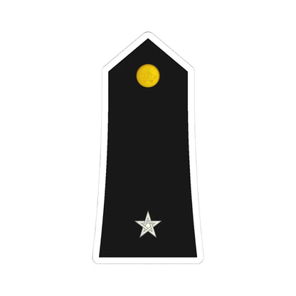 Morocco Gendarmerie OR 8 (Morocco) (Military Rank) STICKER Vinyl Kiss-Cut Decal 4 Inch White - The Sticker Space