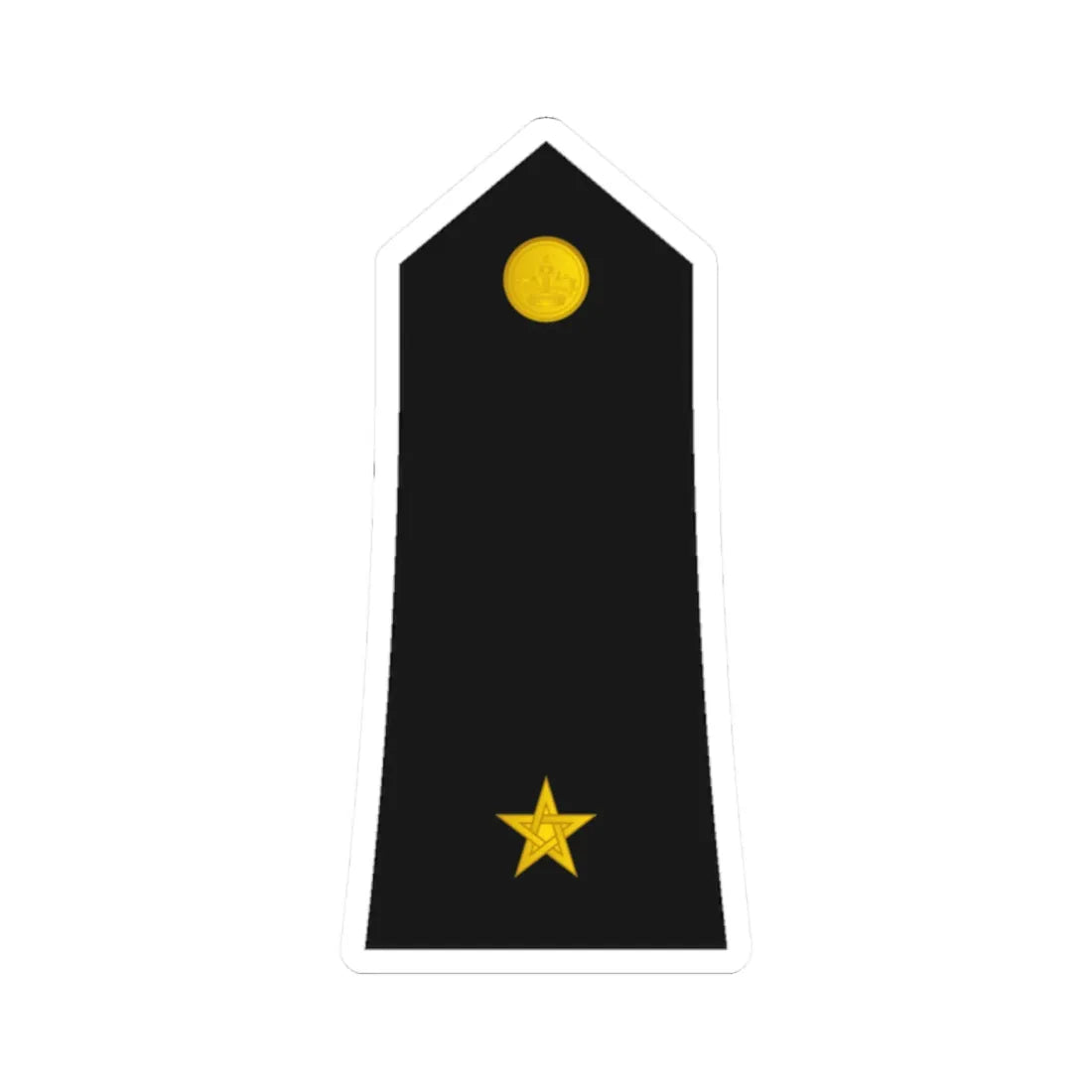 Morocco Gendarmerie OR 9 (Morocco) (Military Rank) STICKER Vinyl Kiss-Cut Decal 2 Inch White - The Sticker Space
