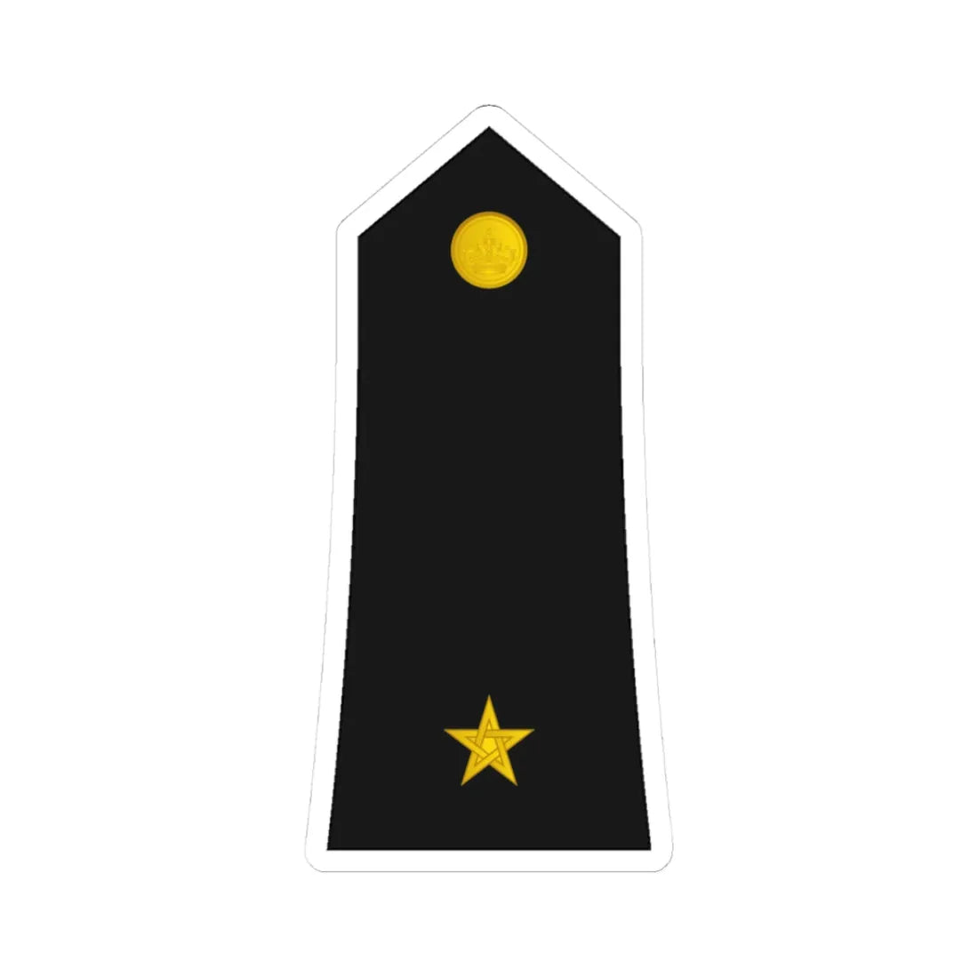Morocco Gendarmerie OR 9 (Morocco) (Military Rank) STICKER Vinyl Kiss-Cut Decal 3 Inch White - The Sticker Space