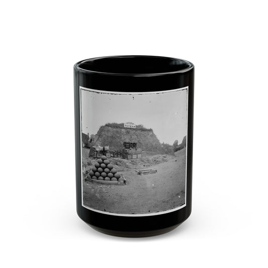 Morris Island, S.C. Closer View Of Same (U.S. Civil War) Black Coffee Mug-15oz-The Sticker Space