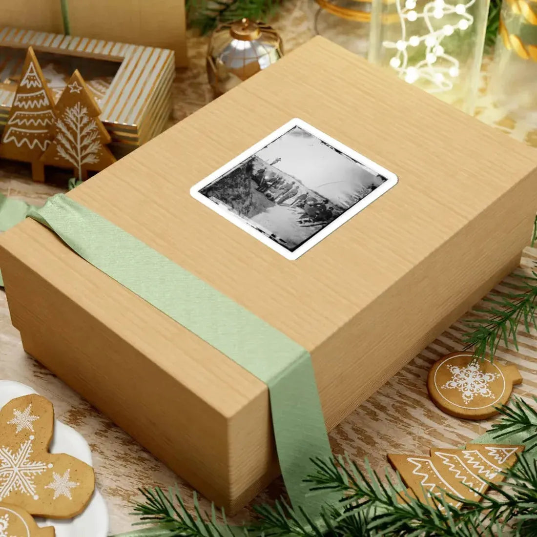 Morris Island, S.C. Federal Mortars Aimed at Fort Sumter, With Crews (U.S. Civil War) STICKER Vinyl Kiss-Cut Decal - The Sticker Space