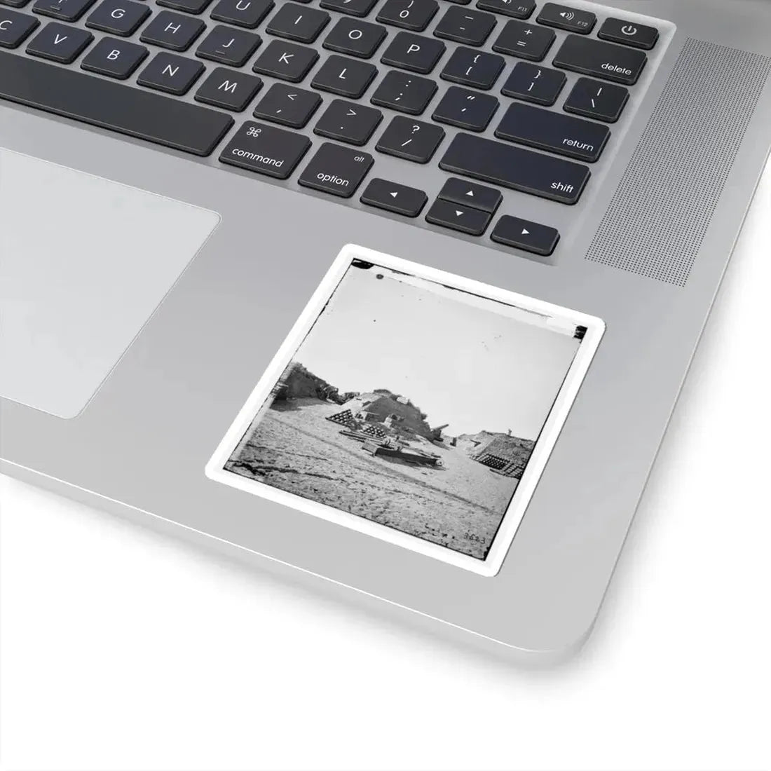 Morris Island, S.C. Interior View of Fort Putnam (U.S. Civil War) STICKER Vinyl Kiss-Cut Decal - The Sticker Space