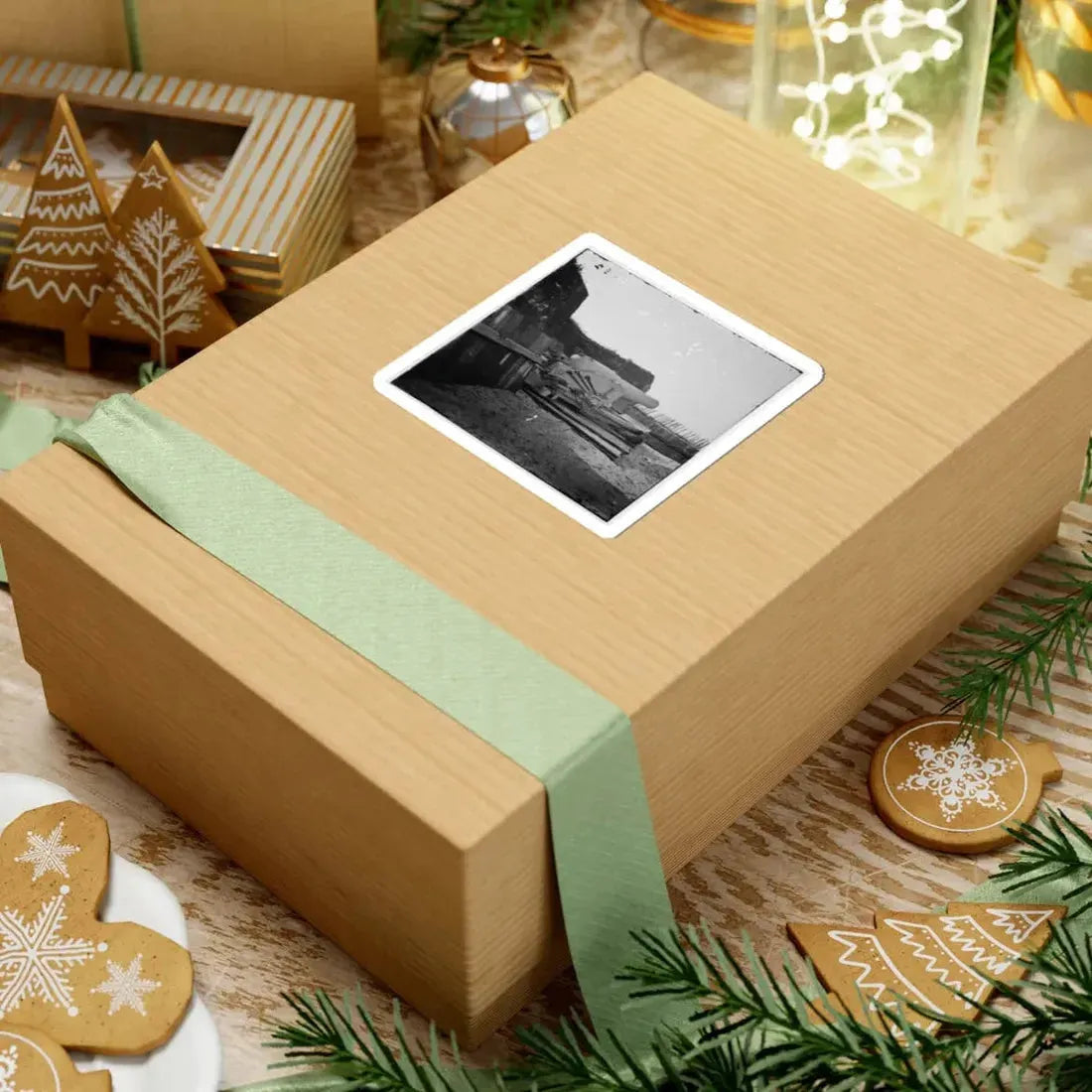 Morris Island, S.C. Interior View With Mounted Gun, Fort Putnam (U.S. Civil War) STICKER Vinyl Kiss-Cut Decal - The Sticker Space