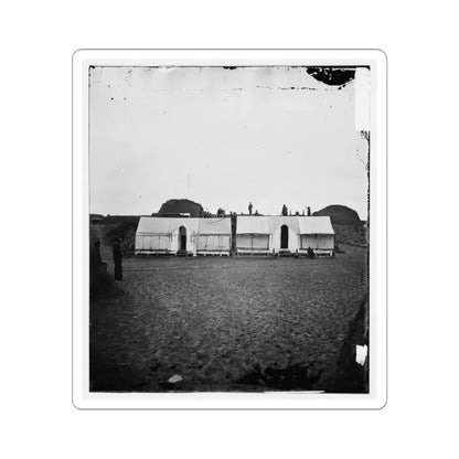 Morris Island, S.C. Quarters of Federal Garrison Inside Fort Wagner (U.S. Civil War) STICKER Vinyl Kiss-Cut Decal 4 Inch White - The Sticker Space