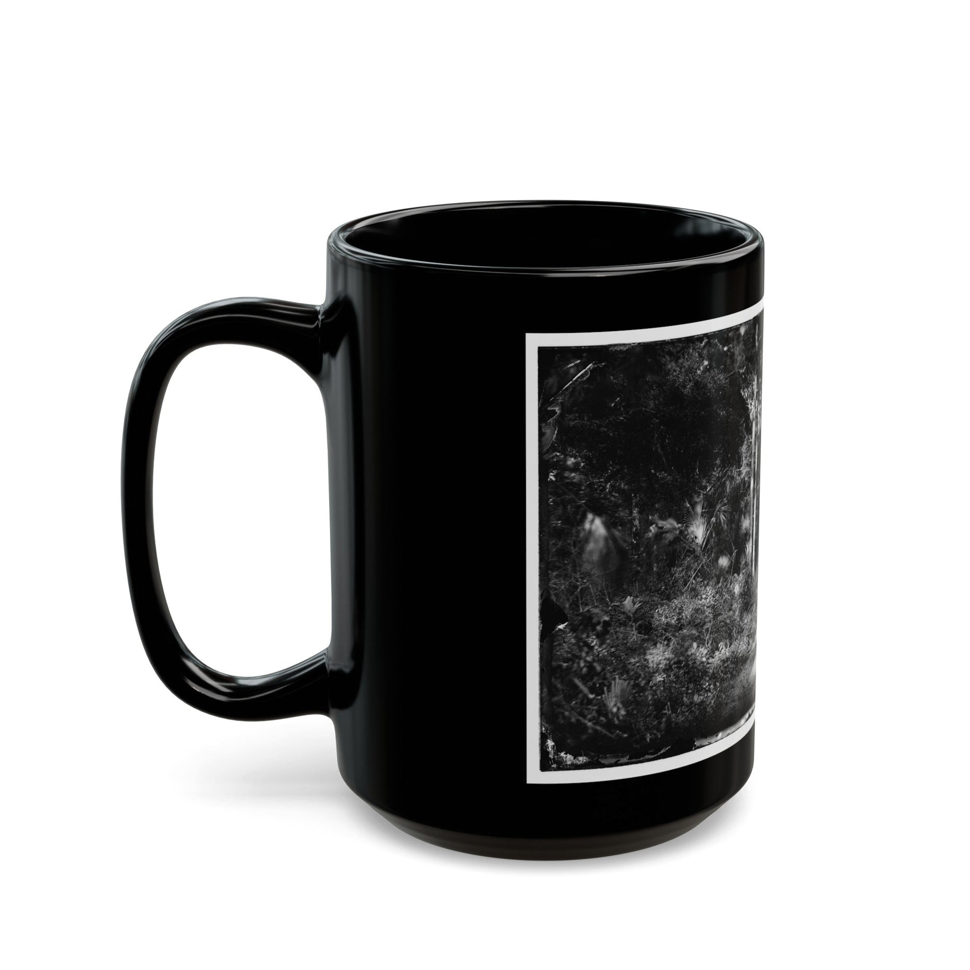 Morris Island, South Carolina 001 (U.S. Civil War) Black Coffee Mug-The Sticker Space