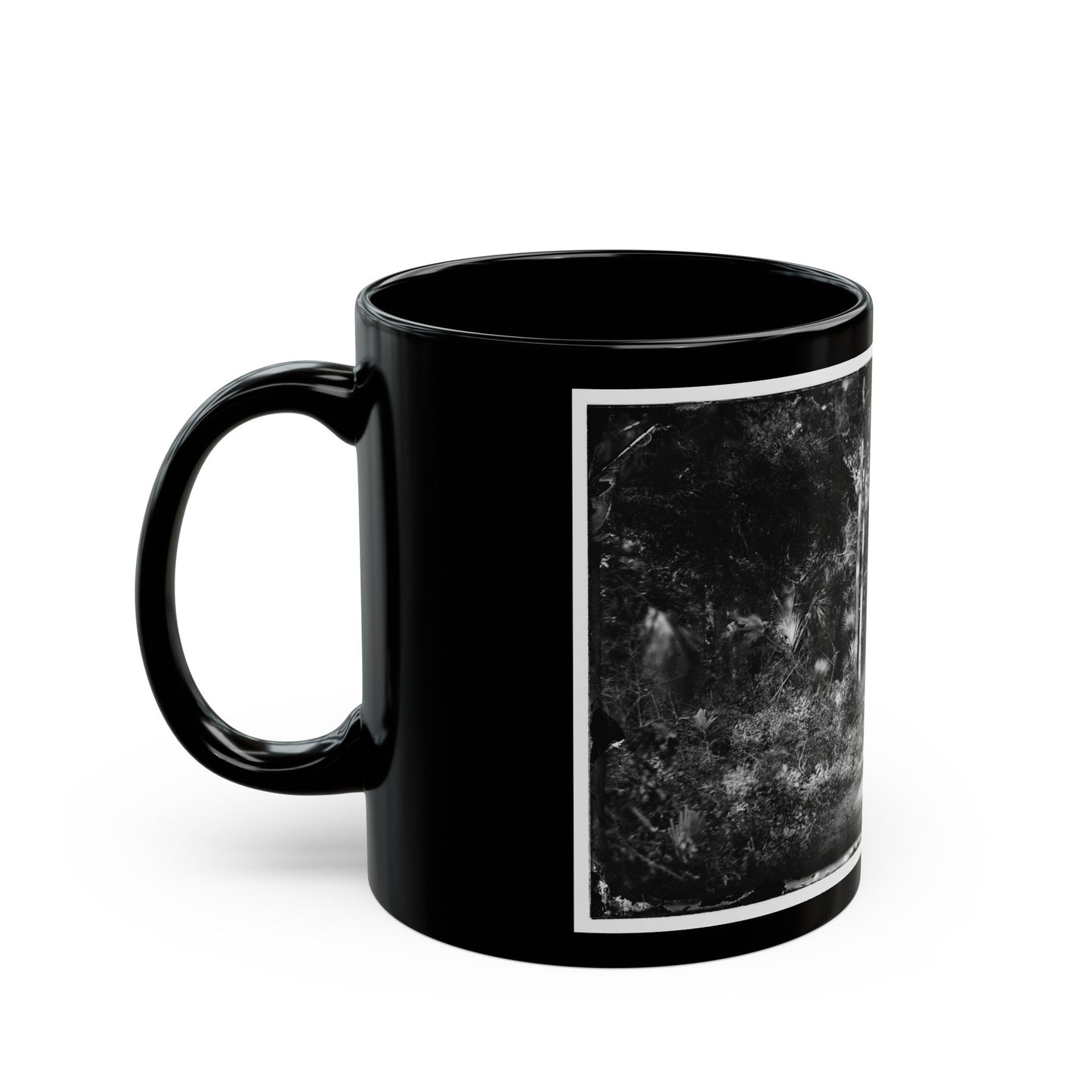 Morris Island, South Carolina 001 (U.S. Civil War) Black Coffee Mug-The Sticker Space