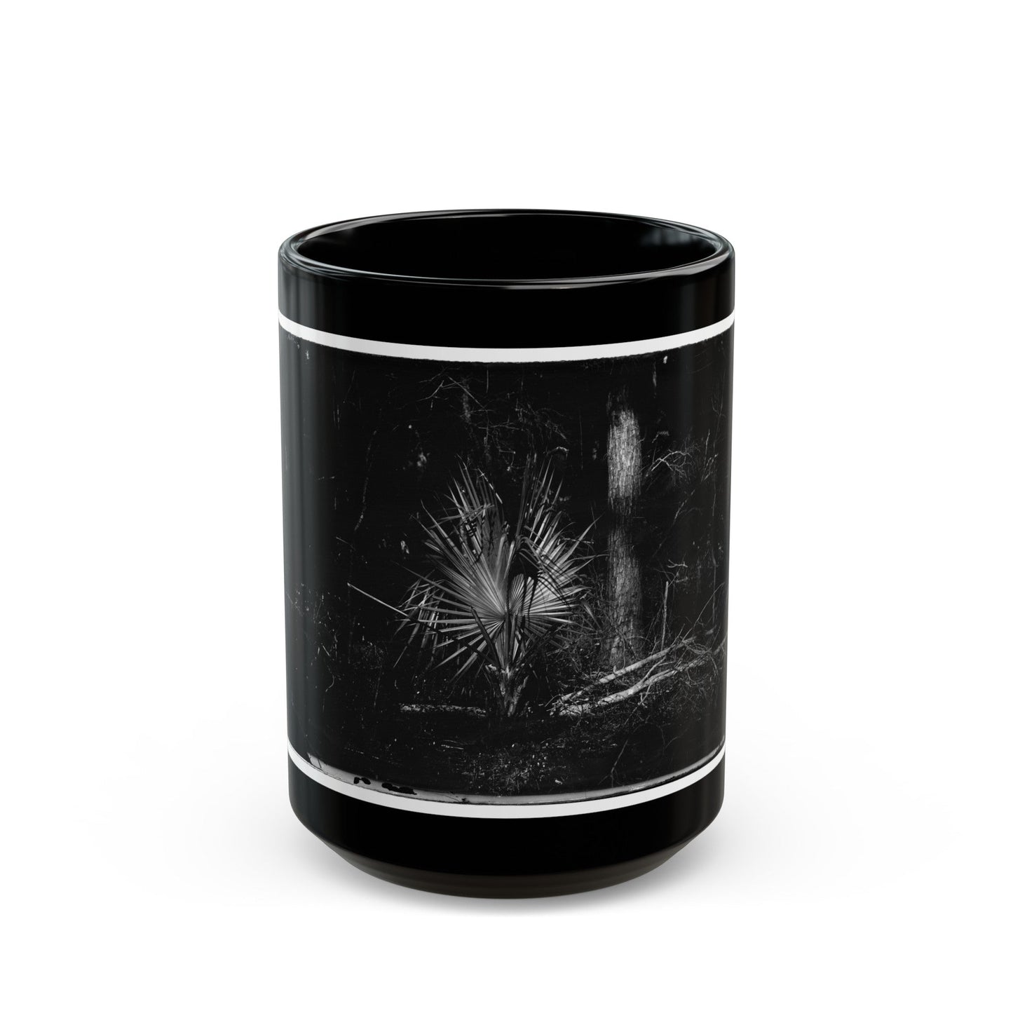 Morris Island, South Carolina 002 (U.S. Civil War) Black Coffee Mug-15oz-The Sticker Space