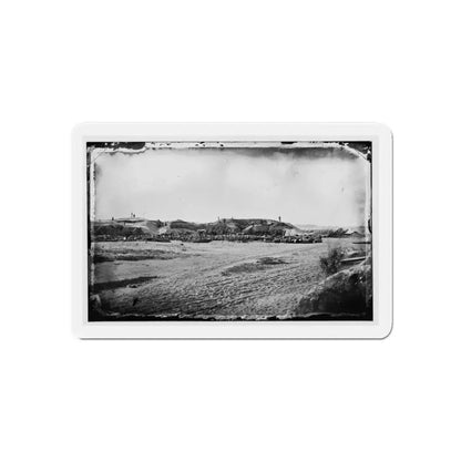 Morris Island, South Carolina. Fort Putnam, Formerly Confederate Battery Gregg (U.S. Civil War) Refrigerator Magnet 6 Inch Die-Cut - The Sticker Space
