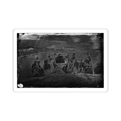 Morris Island, South Carolina. Full Sap (U.S. Civil War) STICKER Vinyl Kiss-Cut Decal 3 Inch White - The Sticker Space