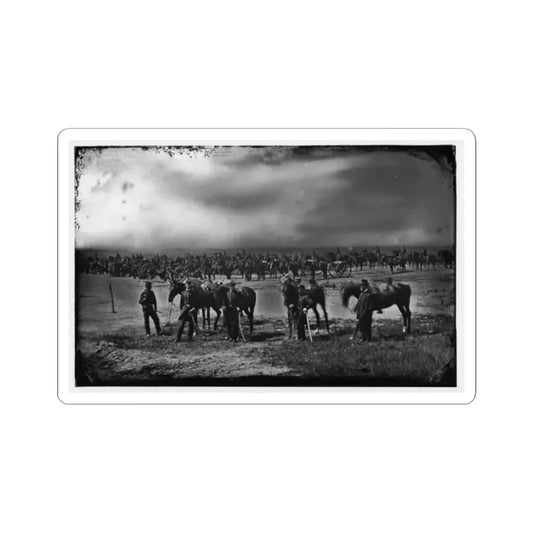 Morris Island, South Carolina. Unidentified Artillery Unit 001 (U.S. Civil War) STICKER Vinyl Kiss-Cut Decal 2 Inch White - The Sticker Space