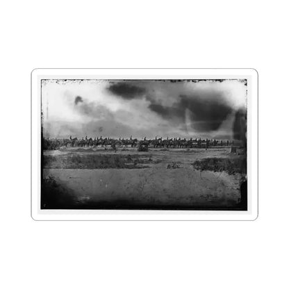 Morris Island, South Carolina. Unidentified Artillery Unit (U.S. Civil War) STICKER Vinyl Kiss-Cut Decal 3 Inch White - The Sticker Space