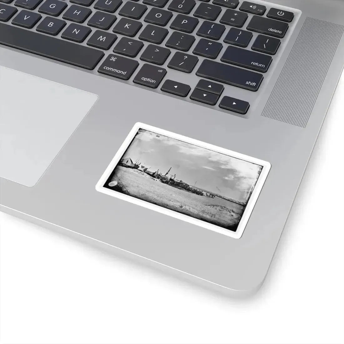 Morris Island, South Carolina. Unidentified Camp 003 (U.S. Civil War) STICKER Vinyl Kiss-Cut Decal - The Sticker Space