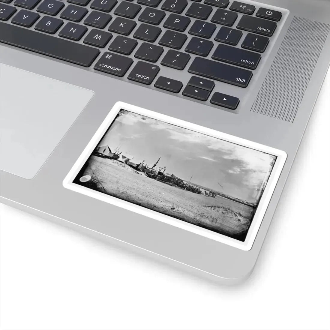 Morris Island, South Carolina. Unidentified Camp 003 (U.S. Civil War) STICKER Vinyl Kiss-Cut Decal - The Sticker Space